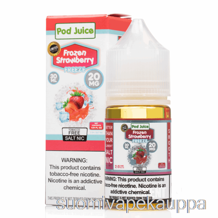 Vape Nesteet Pakastettu Mansikka - Palkomehu - 30ml 35mg